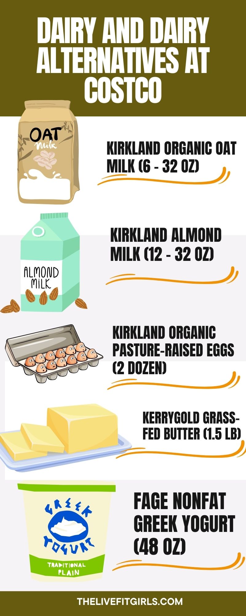 Dairy and Dairy Alternatives at Costco