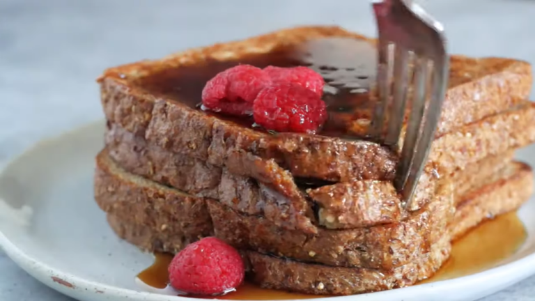 Ezekiel Bread French Toast with berries