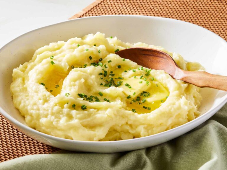 Healthy Garlic Mashed Potatoes Recipe