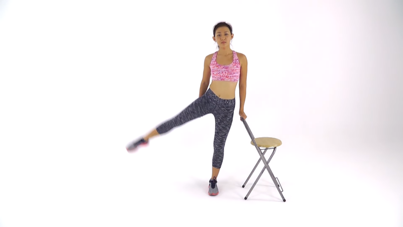 How to do Standing Side Leg Raise