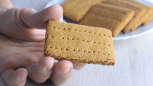 baked graham cookie