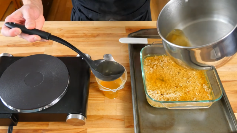 cooking rice in oven