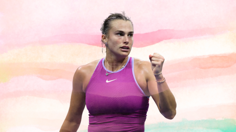 tennis player Aryna Sabalenka