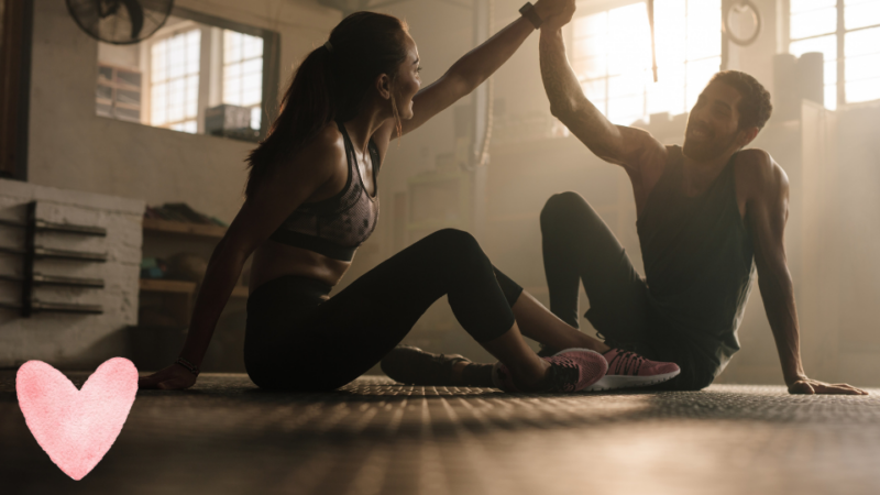 couple in the gym