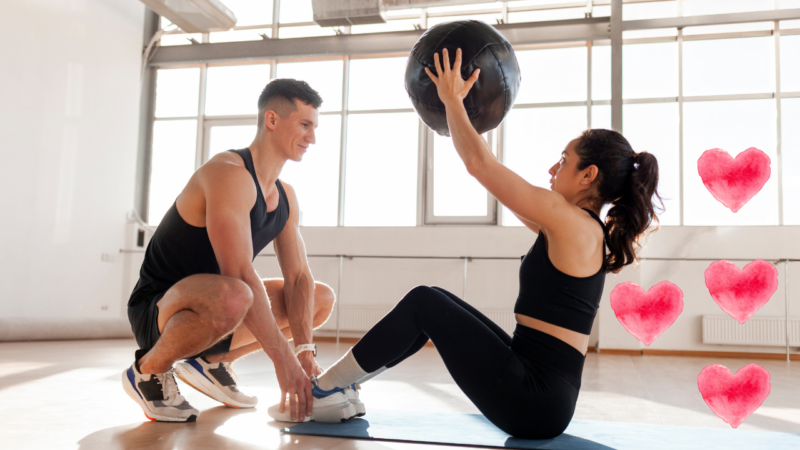 couple in the gym