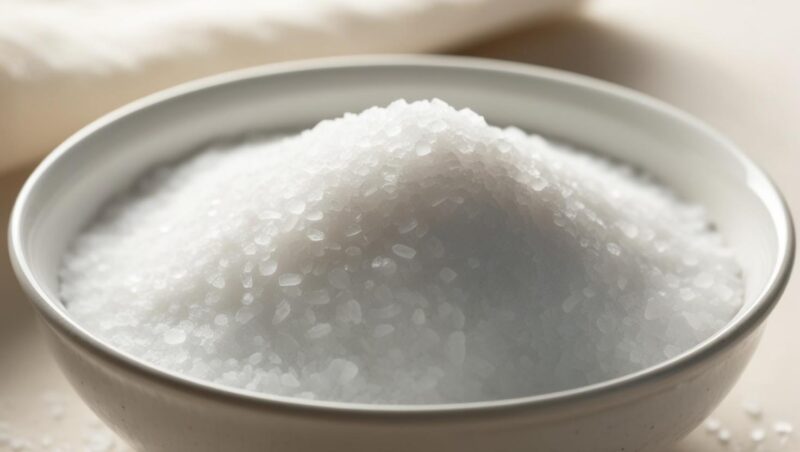 epsom salt in a bowl