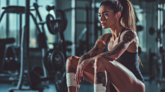 woman in gym