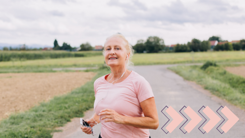 woman running